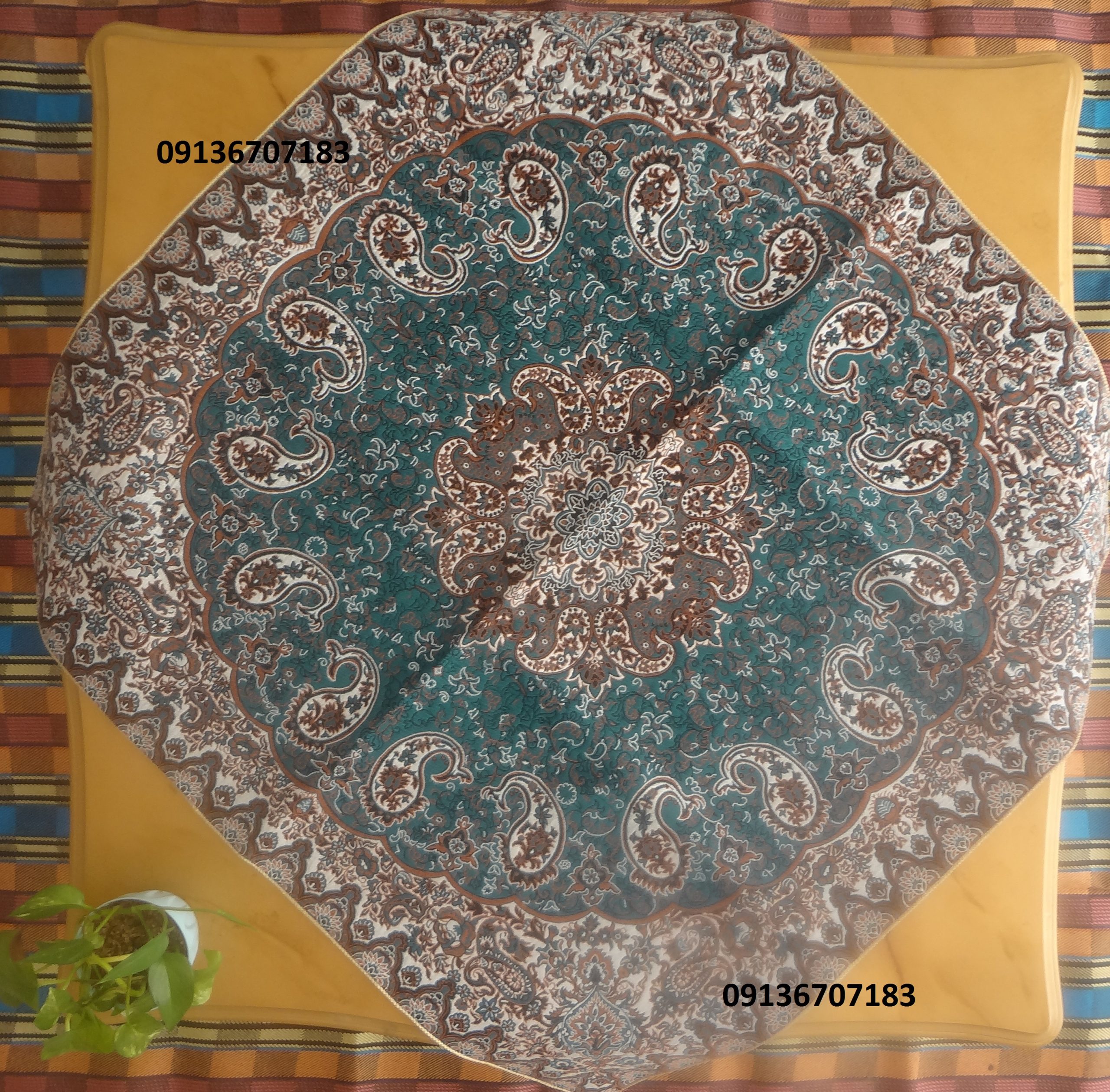 رومیزی پلی استر ترمه